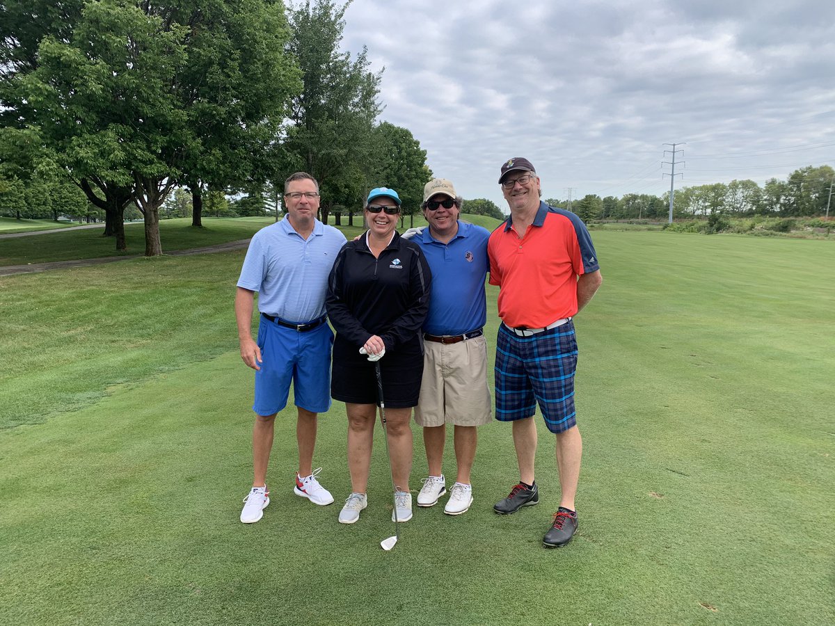 nextech's tweet image. We love having our board members @ScottDorsey @marykayhuse @LeroyRobinsonD1 &amp;amp; @AshleyVukovits on the golf course with us today!
