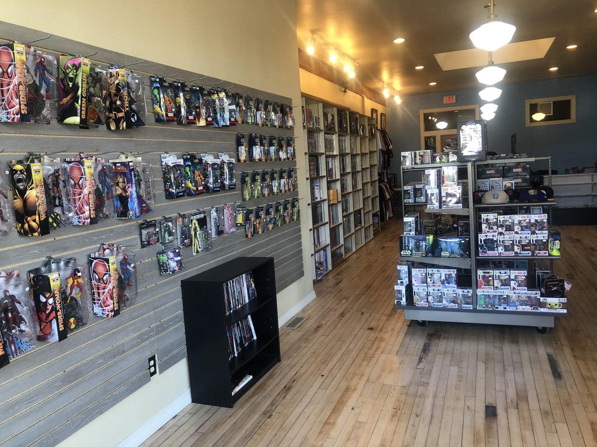 Powers Comics @PowersComics  at Olde Town Crossing...stopped in the other day.  What a cool place and cool space!  Stop in and check them out for the latest edition.