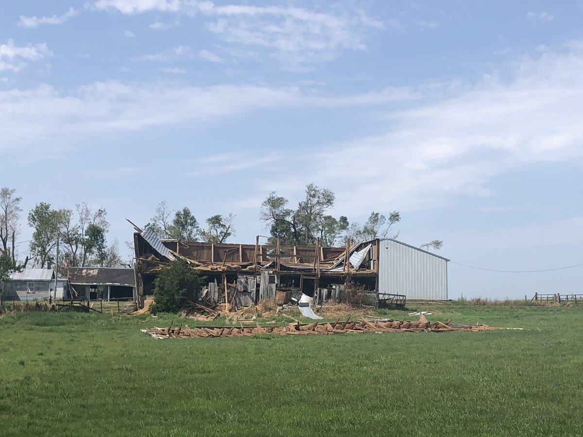 As Steve Meyer, head off Benton County Emergency Management Commission told me, the devastation is “numbing”. At least with a tornado you drive in & out of the damage area, he says. With the  #IowaDerecho ‘it just never ends’. #iowahurricane