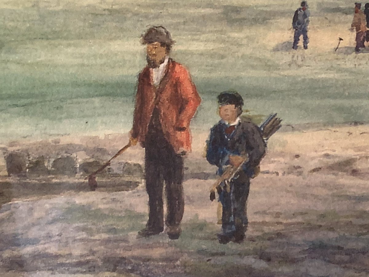 SHistorians's tweet photo. There are a lot of things we take for granted as golfers. Odd to think that the “golf bag” is a relatively new invention. 

The last image is one of the oldest advertisements I have come across for selling golf bags. Circa 1891. 

@britgolfmuseum 
@USGA 
@usgamuseum https://t.co/UxIfdrwGRv