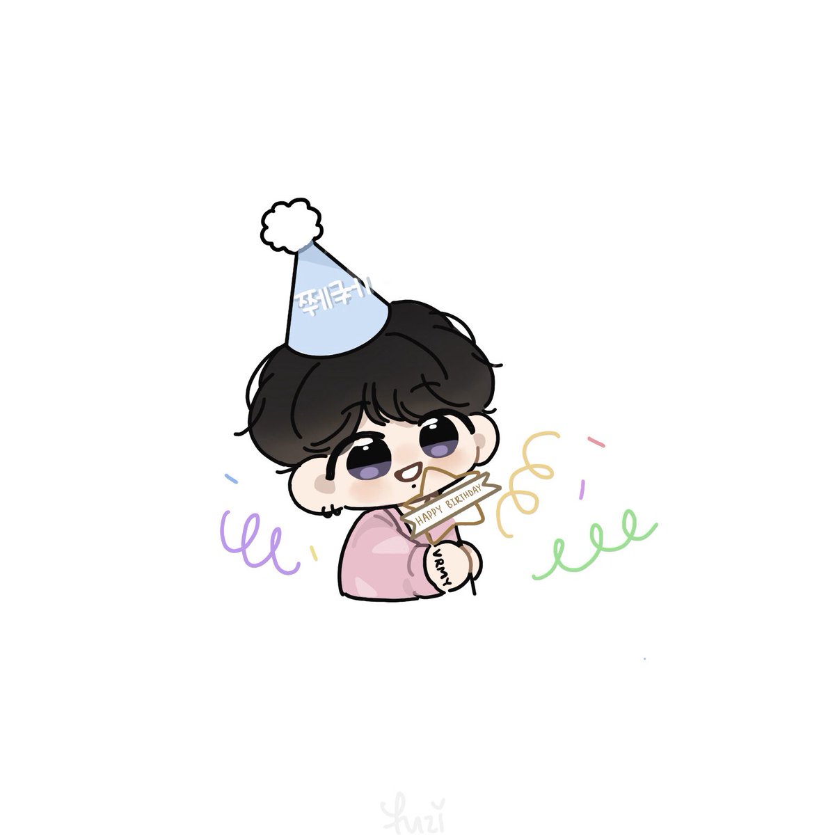 「宝贝生日快乐,要一直开开心心?
#JungkookDay 」|yuziのイラスト