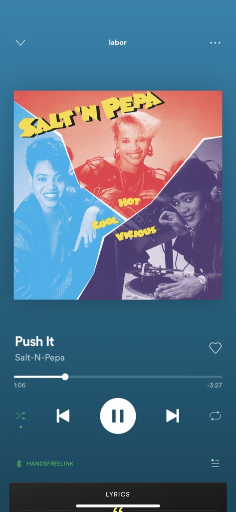 Almost_Anna's tweet photo. It’s never too early to start working on your labor playlist #pushitgood

(fun fact: the hormones that got the baby in there — oxytocin — also gets the baby out)

(🌈✨ the more you know) https://t.co/xYZqG55sje