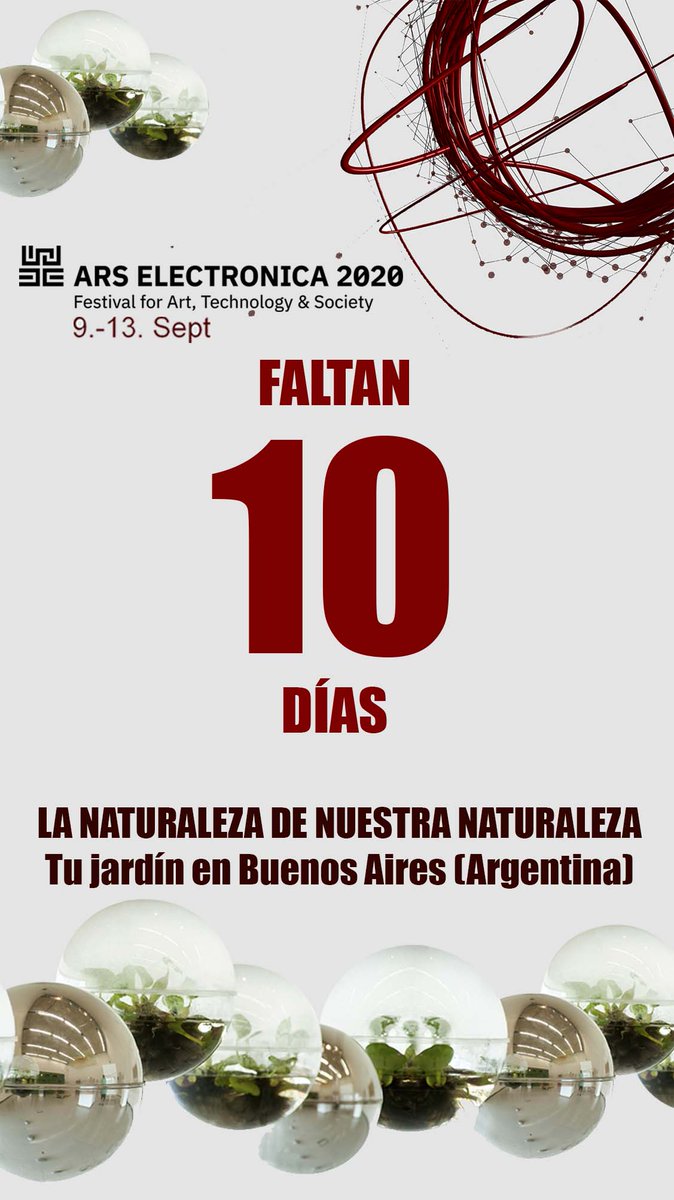 joaquin_fargas's tweet image. @Joaquinfargas  COUNTDOWN! 
#arselectronica2020 #KeplersGarden #artandtechnology
