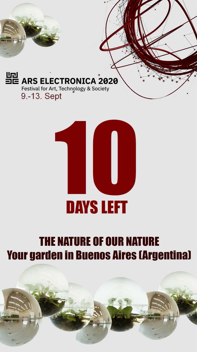 joaquin_fargas's tweet image. @Joaquinfargas  COUNTDOWN! 
#arselectronica2020 #KeplersGarden #artandtechnology