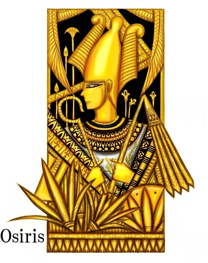 宝飾品コレクション 4兄弟 オシリス 長男 セト 次男 イシス 長女 ネフテ スミスge隠れ穴水族館のイラスト