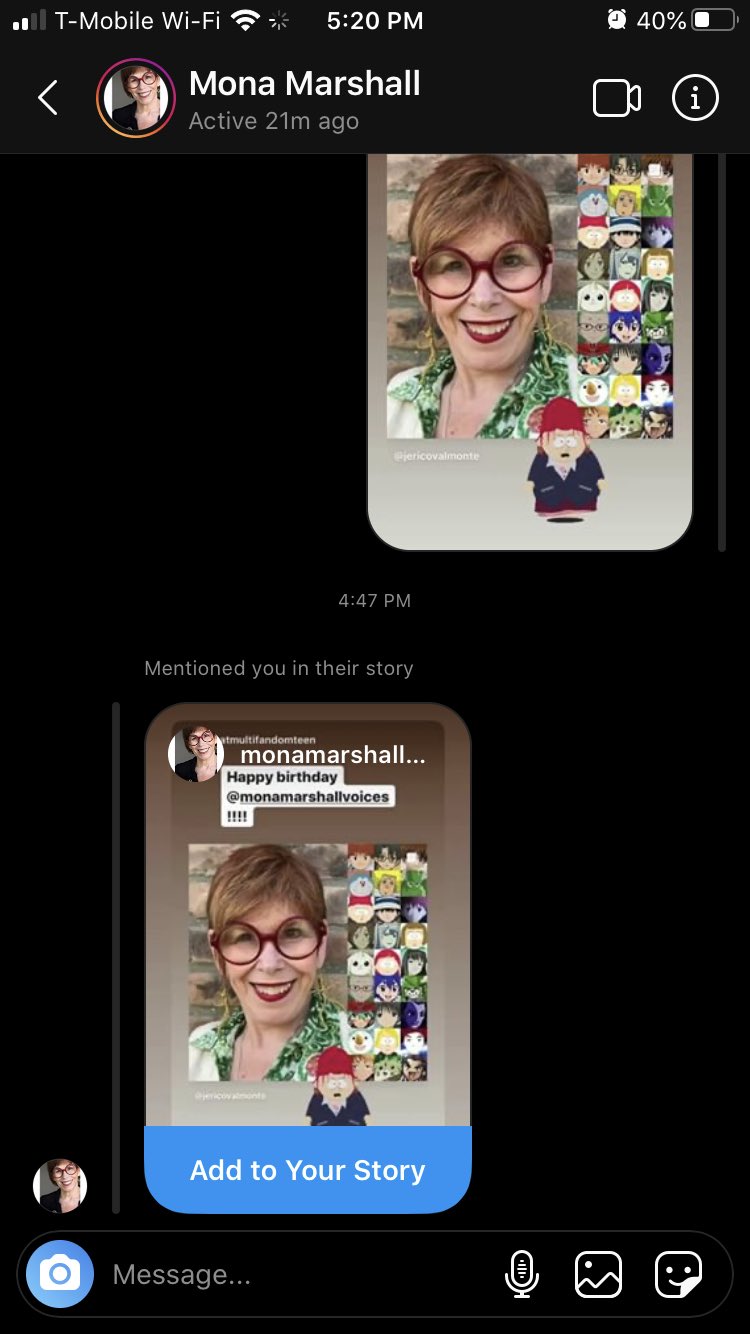 I got mentioned by Mona Marshall (Voices Shelia)
What what what?! 
Happy birthday Mona Marshall!!! 