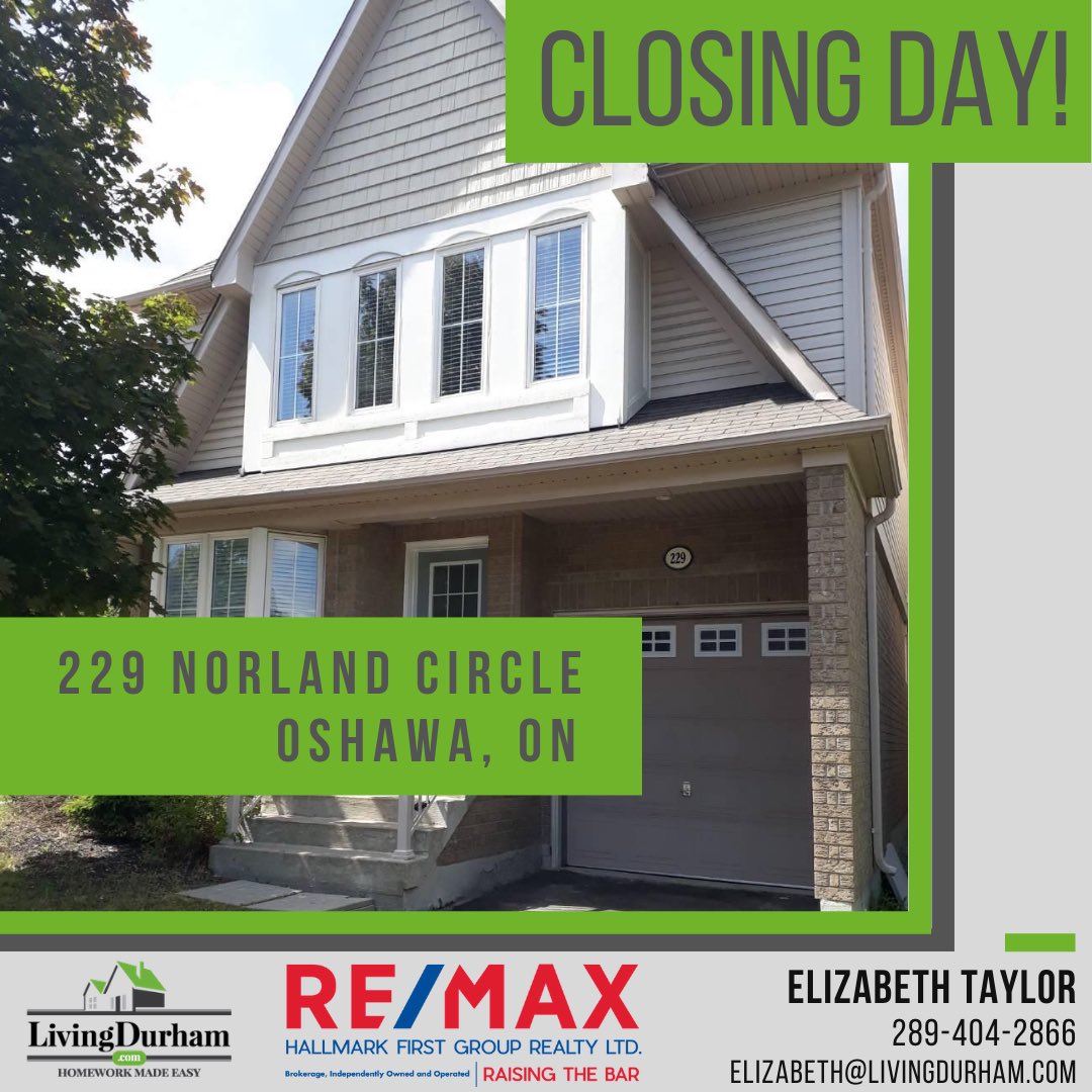 LivingDurham's tweet image. 🏡 It’s Closing Day! 🏡
Congrats to our Seller Clients! We are so incredibly happy for you &amp;amp; enjoy the next chapter!
.
In the Market? Buying or Selling? Contact Sales Representative - @ETAYLOR_LD 
📲 289-404-2866
📧 elizabeth@livingdurham.com
.
#LivingDurham #HomeWorkMadeEasy
