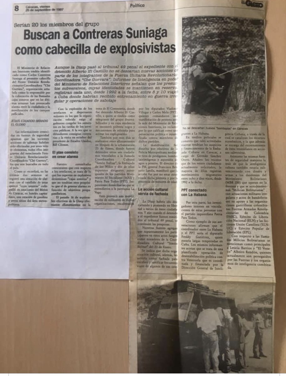 Pasamos 40 años en la clandestinidad, asumimos siempre nuestra responsabilidad,fuimos perseguidos reprimidos sin DDHH, hoy el panorama es democrático pero queremos que aparezca Carlos Lanz y la libertad de José Pinto. #LealesSiempreTraidoresNunca <a href="/NicolasMaduro/">Nicolás Maduro</a> <a href="/dcabellor/">Diosdado Cabello R</a>