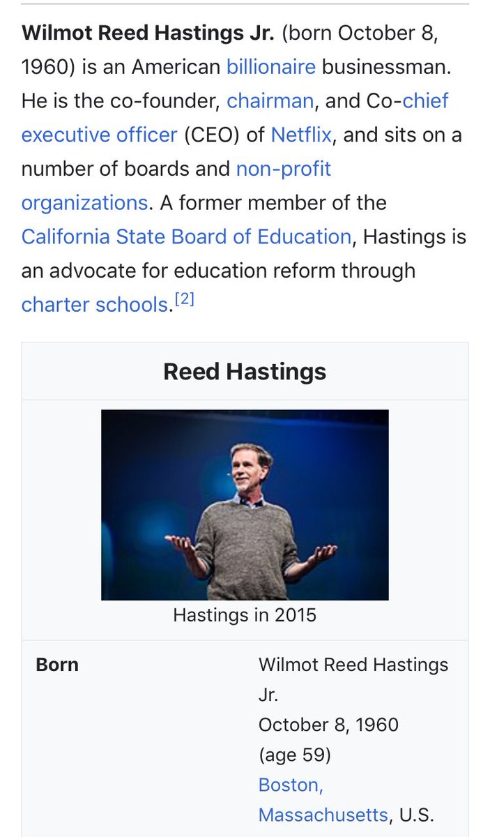 129/ REED HASTINGSNETFLIX CEO~$2m to Dems/PACs[BO][HRC]Donated $30m to Gavi, a Vaccine Alliance— Gavi likely needs own Deep Dive