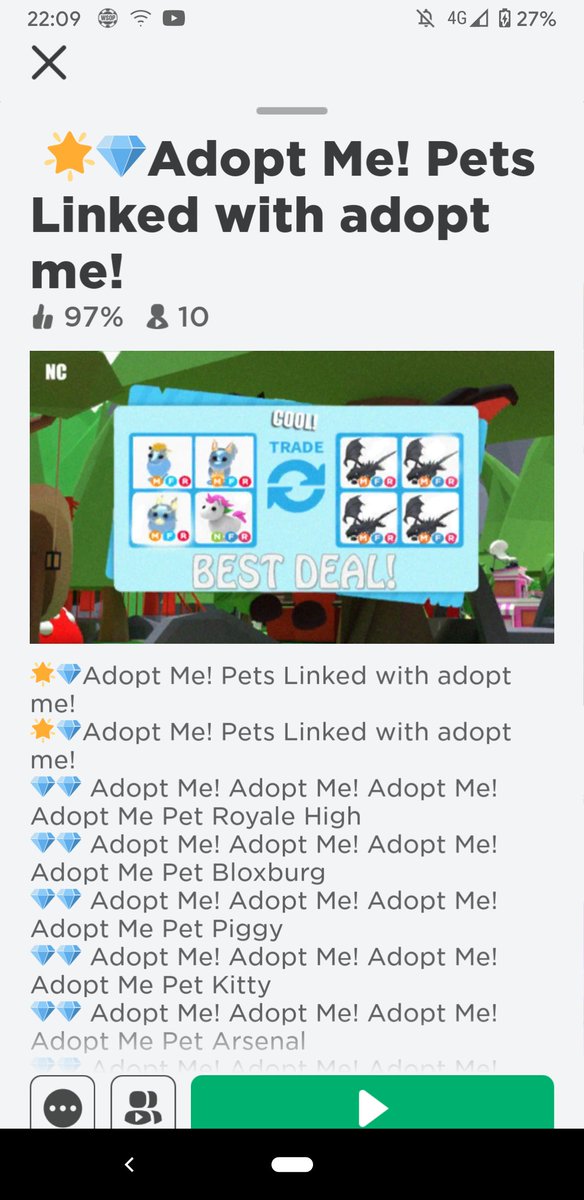 dannn641's tweet photo. @newfissy this game is pretending to be adopt me and it's taking everyone's money including mine someone need to shut it down fast. https://t.co/wgkPyLTMYz