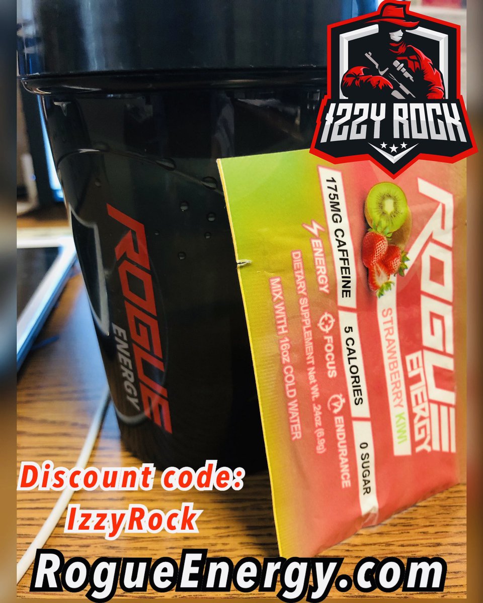 iamizzyrock's tweet image. Time to elevate your mind!
Let’s get it! Rogue Energy! 
Why settle for less?! 
 Discount Code:izzyrock
Rogueenergy.com

#iamizzyrock
#1draftpick
#proGamer 
#RogueEnergyGamer
#heavyhittergamers 
#TheNextBestThing 
@heavyhitgamers 
@TheRogueEnergy