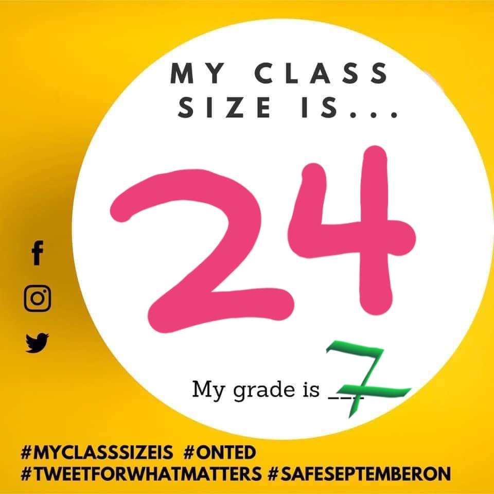 Canoe_Ideas's tweet image. #MyClassSizeIs #onted #TweetForWhatMatters  #ETFO #SafeSeptemberON @ETFOeducators