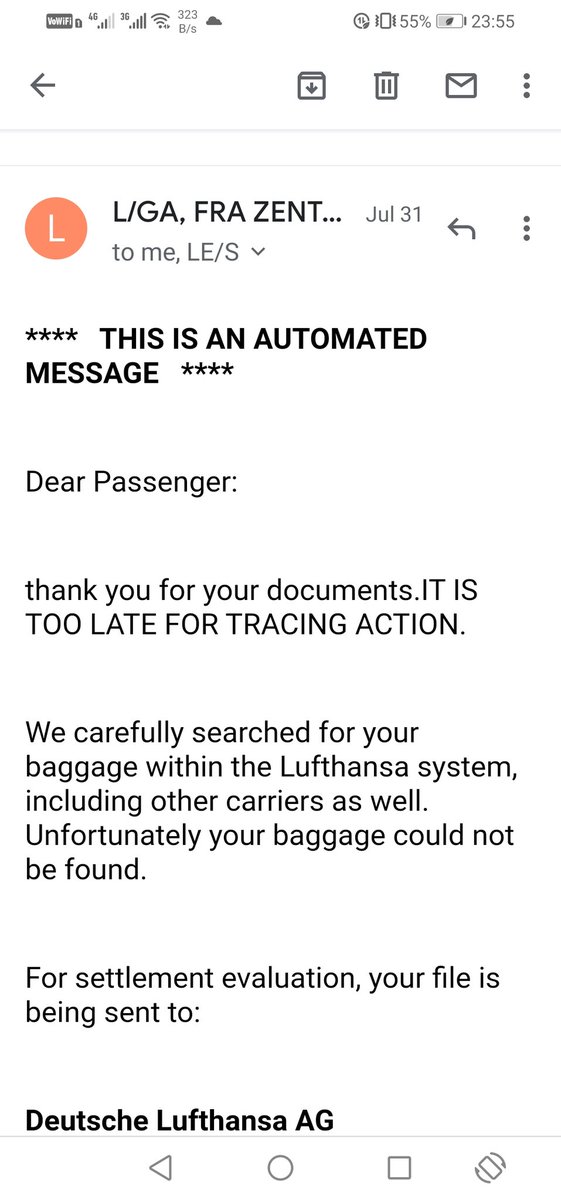 baggage lufthansa com tracing