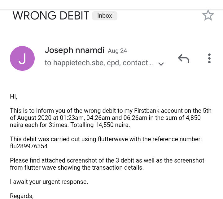 nnamdijoseph63's tweet photo. How @FirstBankngr @theflutterwave @happietech scammed me of my hard earned money. #firstbankngr #flutterwave #flutterwavestorechallenge #fbn #LayconNeedsYou #AllOrNothing #BBNaijaLocdown #WhatOZOtaughtme
Got debited for no reason and now they are telling me stories.
#fraud https://t.co/DPI1YA2ldF