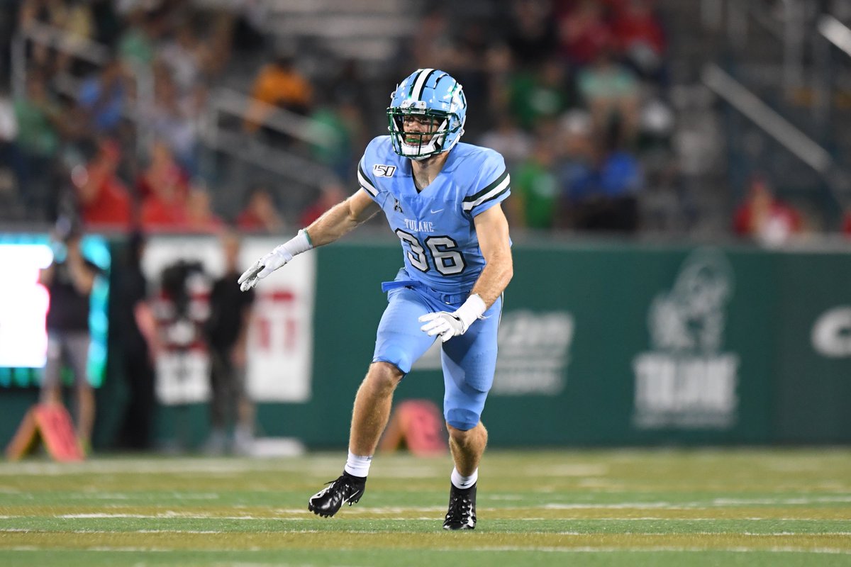 NFFNetwork's tweet photo. Congrats to safety Chase Kuerschen (@ChaseKuerschen), the @GreenWaveFB nominee for the 2020 #CampbellTrophy!

https://t.co/4mgU16G06a https://t.co/4qQXMCck5r
