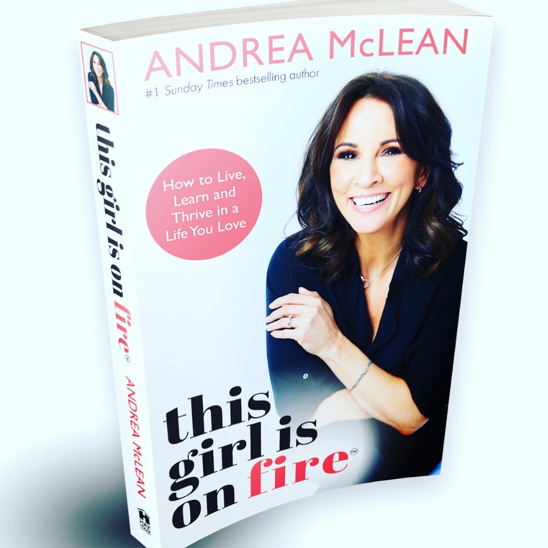 Andrea McLean (@andrea_mclean) on Twitter photo I’m so excited to reveal my new book! 😆 It’s called ‘This Girl Is On Fire: How to Live, Learn and Thrive in a life you love’ and it’s available to pre-order NOW, so click on the link 👉 tinyurl.com/y629zywc
This is my most raw, open and POWERFUL book I’ve ever written. I’m so excited to reveal my new book! 😆 It’s called ‘This Girl Is On Fire: How to Live, Learn and Thrive in a life you love’ and it’s available to pre-order NOW, so click on the link 👉 tinyurl.com/y629zywc
This is my most raw, open and POWERFUL book I’ve ever written.
