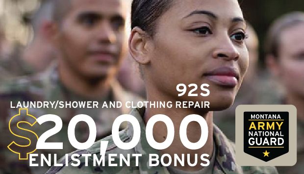 Be part of something bigger in the Montana Army National Guard as a Laundry/Shower and Clothing Repair Specialist.  Assist members of your unit by ensuring they have the tools necessary to stay hygienic.  For more information visit: montanaguard.net #MTARNG #military