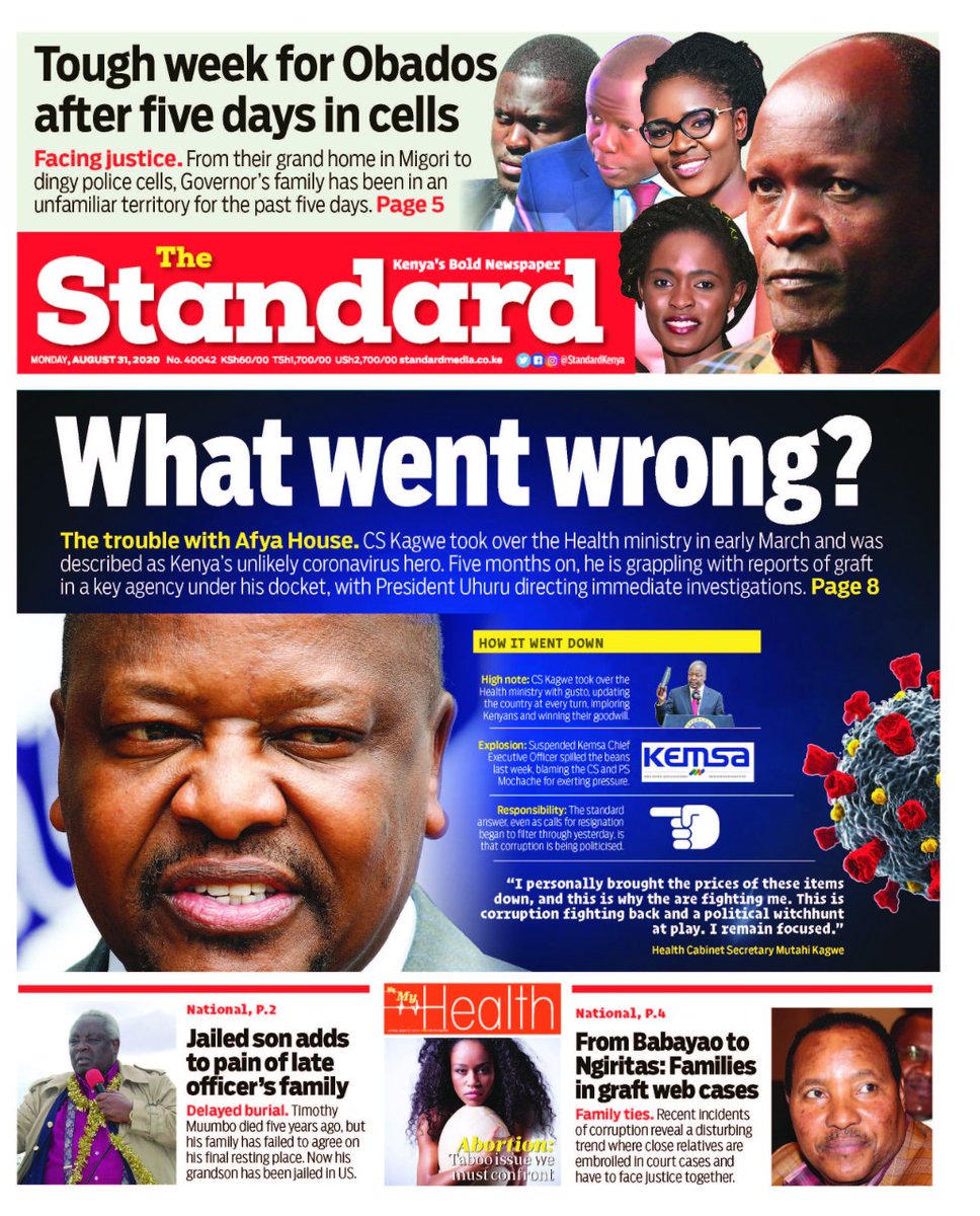 solo_ambuku's tweet photo. @ntvkenya Get them before they run, #arrestcovid19thieves now! ๐ท๐ https://t.co/kFsT7wpCeF