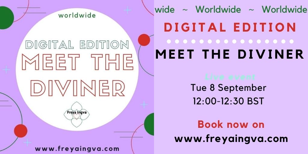 FreyaIngva's tweet photo. Everything you always wanted to know about #dowsing but were afraid to ask!
#MeettheDivinerDigitalEdition #digitaledition #ask #live #everythingyoualwayswantedtoknow #ancienttool #MeettheDiviner #online #digital #diviner #dowser #tealeafreader #oracle #divining #tealeafreading https://t.co/5kYPWvRL73