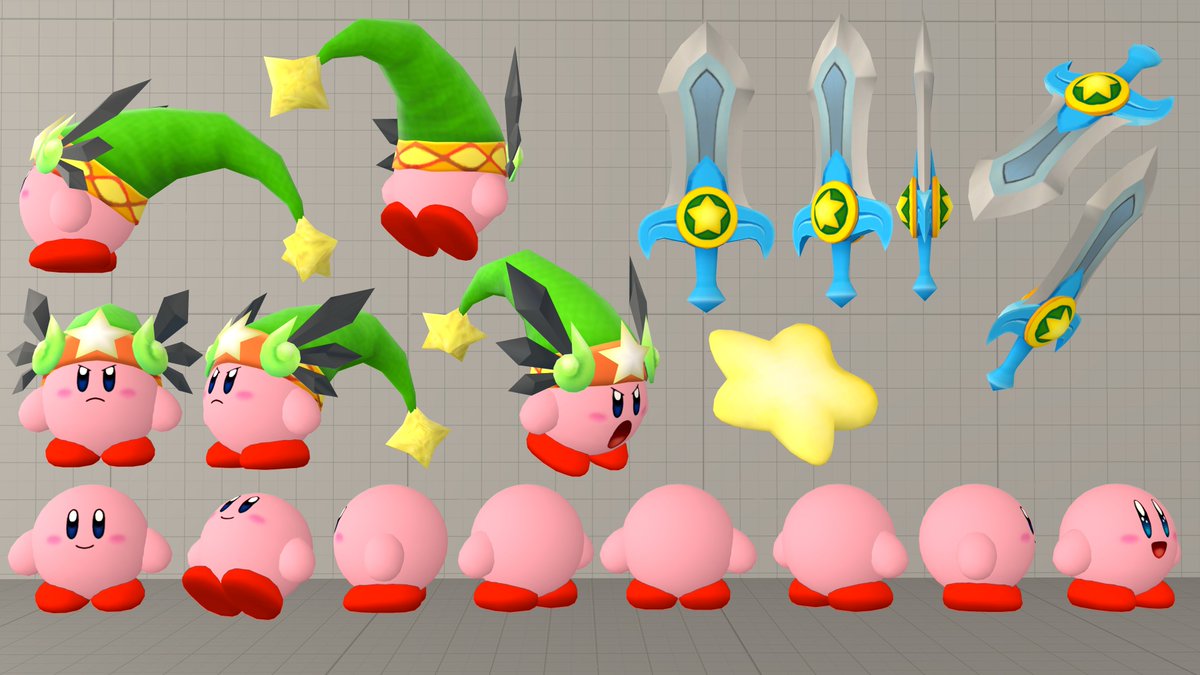 06.Kirby27.Meta Knight39.Dedede09.Luigi and 55.Pac-Man(need to update)