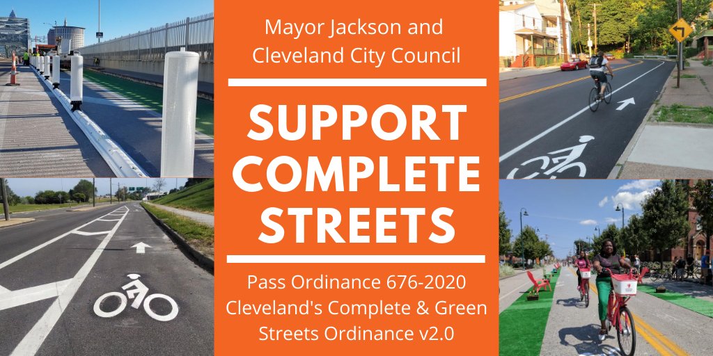 ACTION ALERT: Show support for safe, equitable mobility! Contact Cleveland City Council and Mayor Jackson in support of #CompleteStreets. Details @ bikecleveland.org/bike-cle/news/…