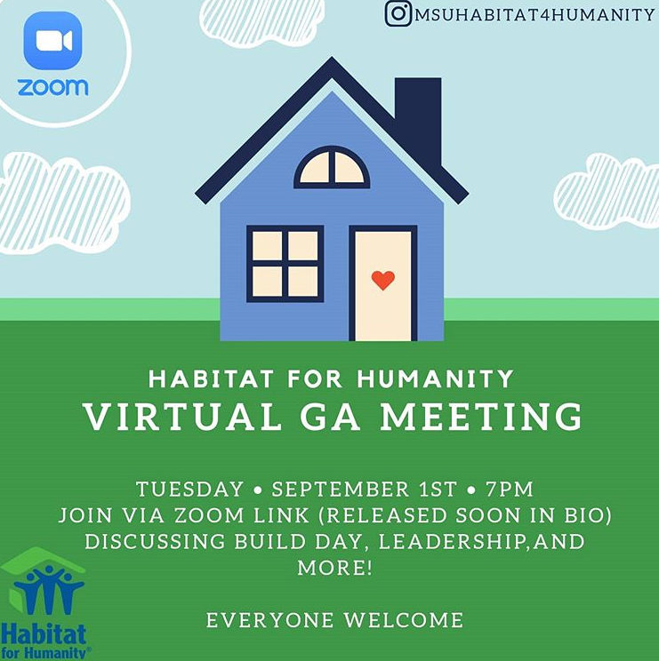 Our GA meeting will be tomorrow at 7PM! We will meet through Zoom and talk about build days, leadership, and much more. The Zoom link will be released soon in our insta bio! See you then!