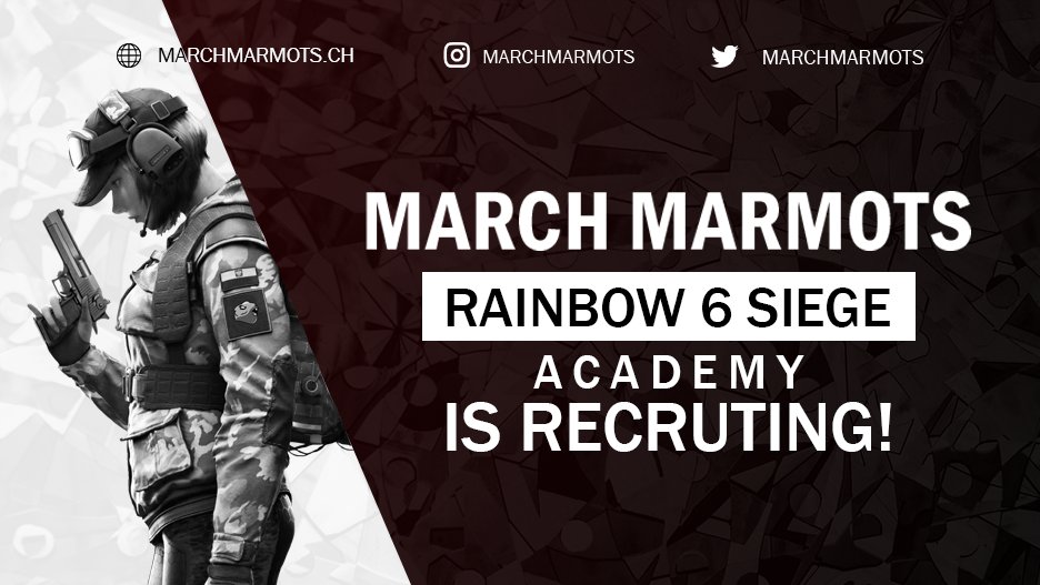 ‼️LFP Rainbow Six Academy Team‼️
Role: Entry Fragger 🔫

Requirements:
- Gold 2 +
- Two practice sessions per week
- 17+ years old
- Understand 🇨🇭/🇩🇪
- Previous experience on the role
- Take criticism well
- Leagues/Cups/Scrims

Interested? Contact Tigetix#4796 on Discord! 😎