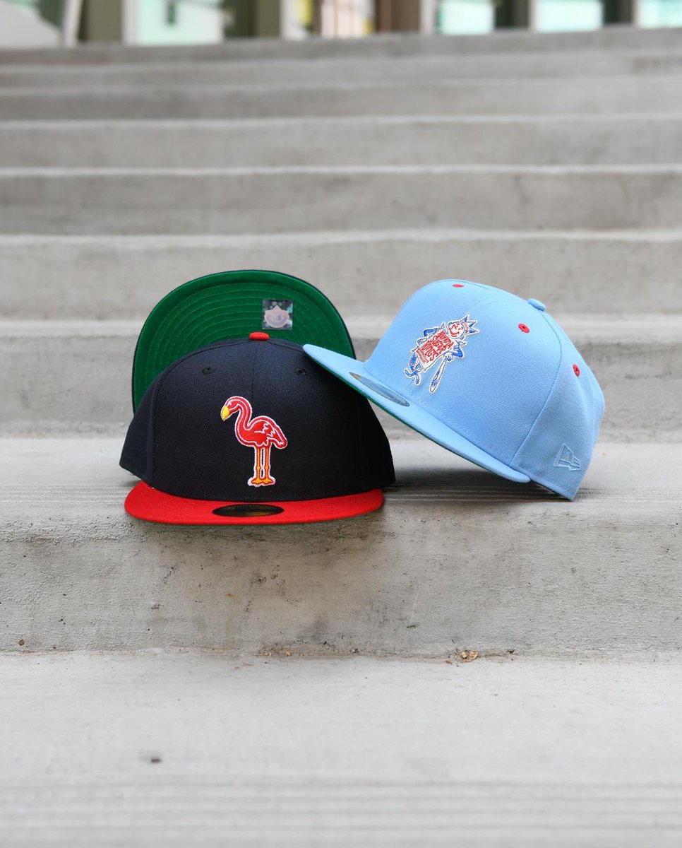 HAT CLUB on X: NOW AVAILABLE!!! 🕚 Did somebody say #MinorLeagueMonday!?  Cause we've got 4 comin' at ya: The Miami Beach Flamingos🦩, Havana Sugar  Kings 👑, Oakland Larks 🐦 and Vancouver Beavers