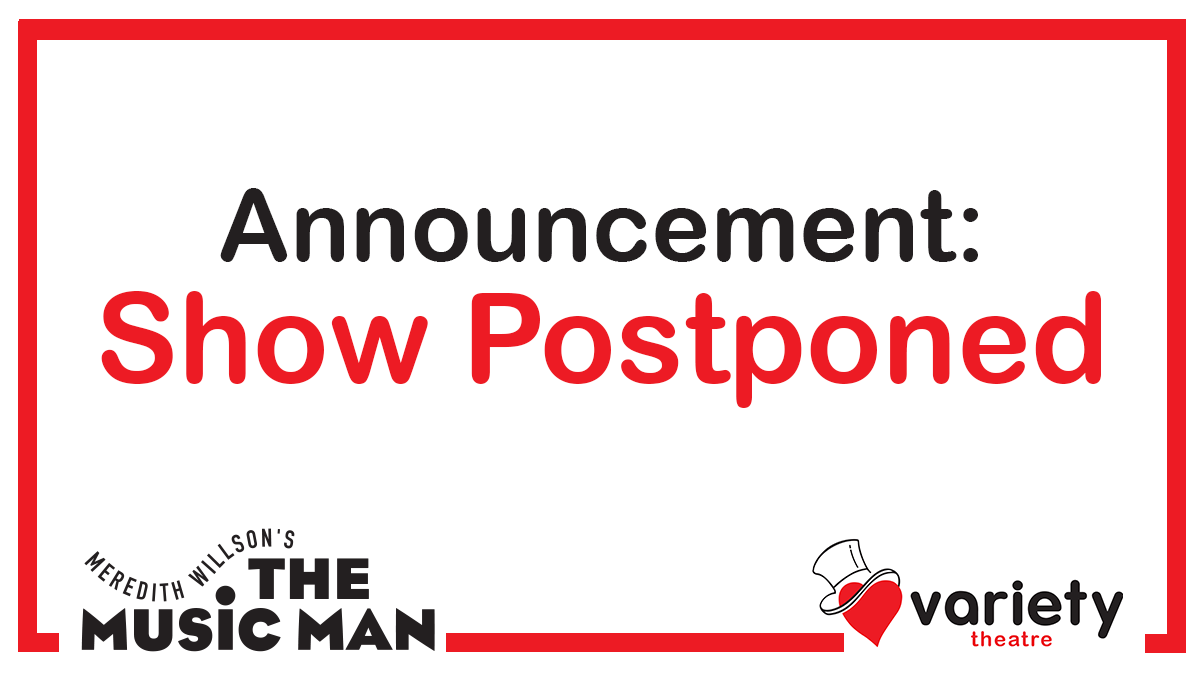 VarietySTL's tweet photo. Out of concern for the health and safety of our Variety Kids, cast, crew and audience, Variety Theatre will postpone its Fall 2020 production of "The Music Man". The new dates will be October 15 – 24, 2021.
More details: https://t.co/7daznbo85p
#VarietyTheatre #VTMusicMan https://t.co/XwySShwtDO