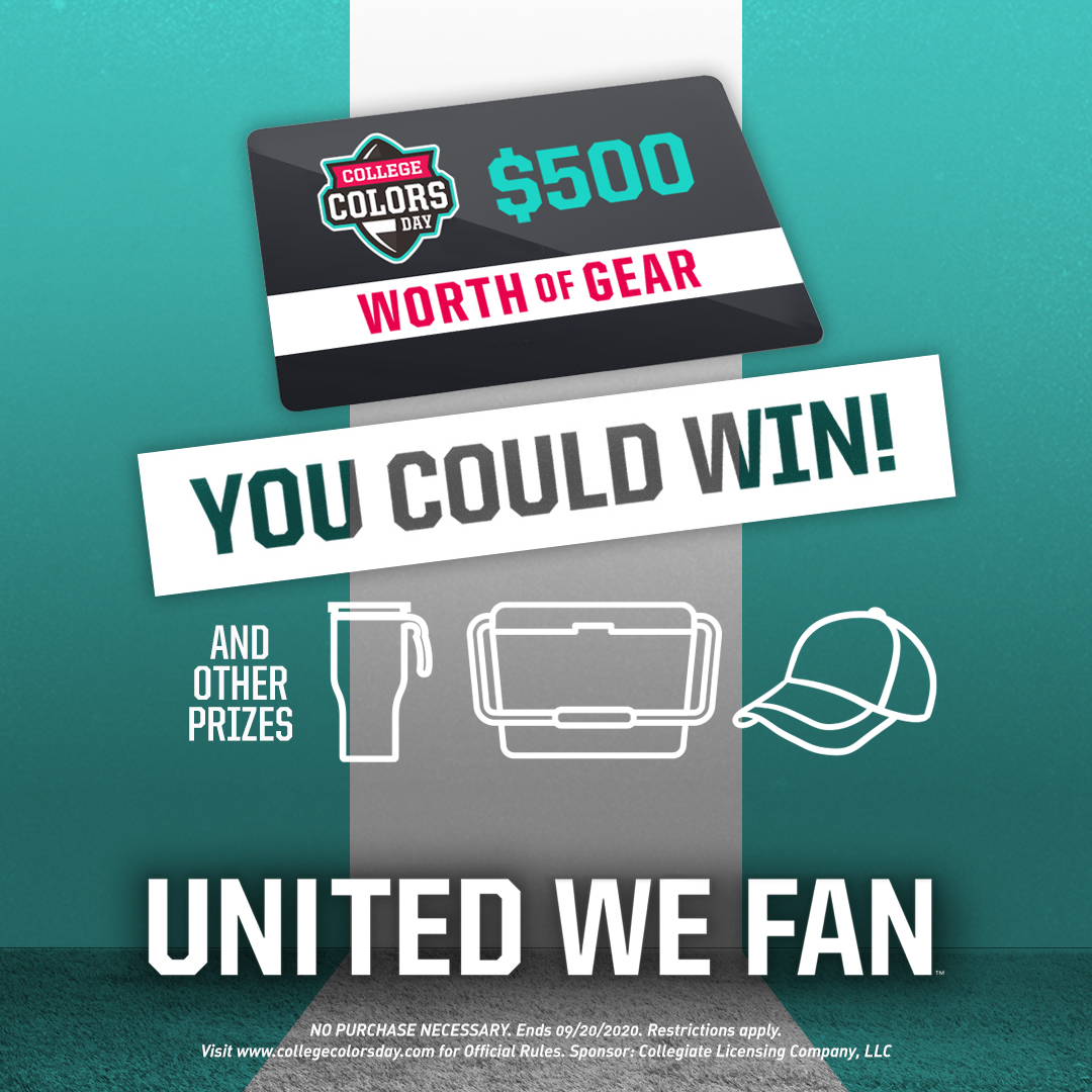 College Colors Day is almost here! 

Counting down to 9/4 is even more fun with a chance to win prizes weekly at collegecolorsday.com. 

#CollegeColorsDay #BingPride