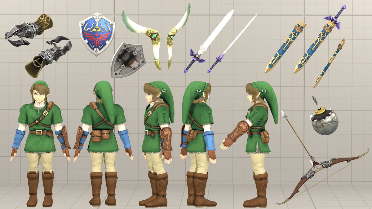 03. Link43. Toon Linkplus Linklemight need to update all of these, and do one for BOTW Link and Young Link