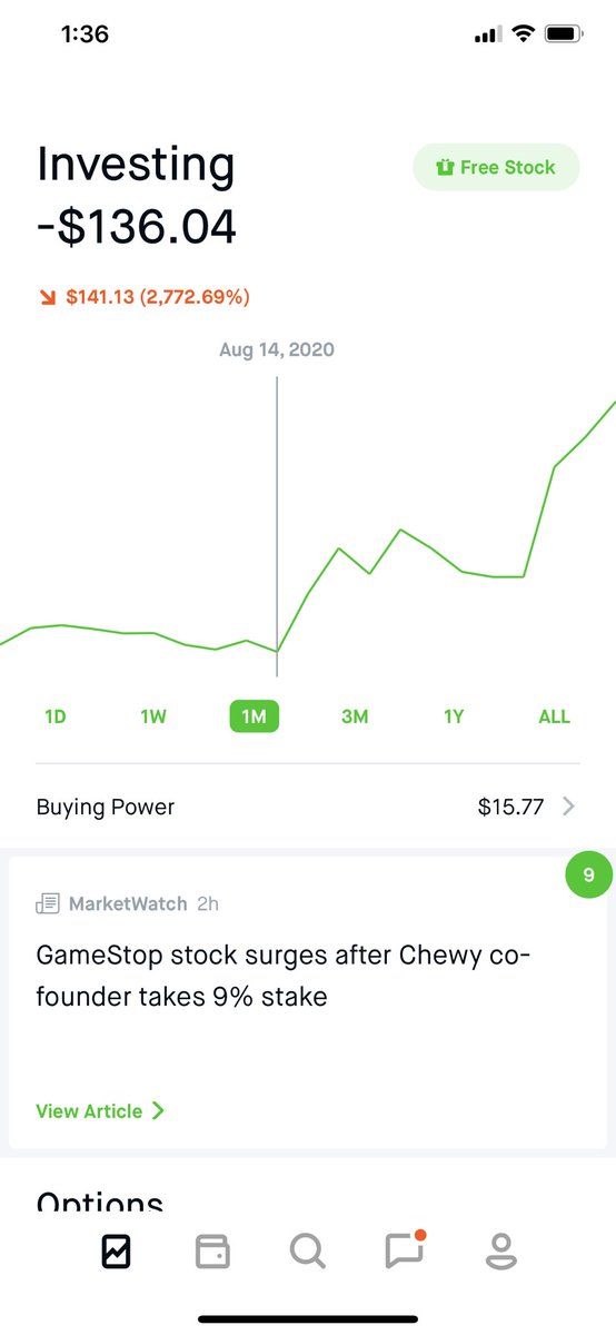 Never_Wrinkled's tweet image. I broke 5k in the stock market. super grateful because i dug my way out of a hole and now Im here. I had a bank problem and it screwed my robinhood account and put me in the negatives. @CJ_Johnson17th 🤝I’ve only seen more progress since rewatching your stock market gems course.