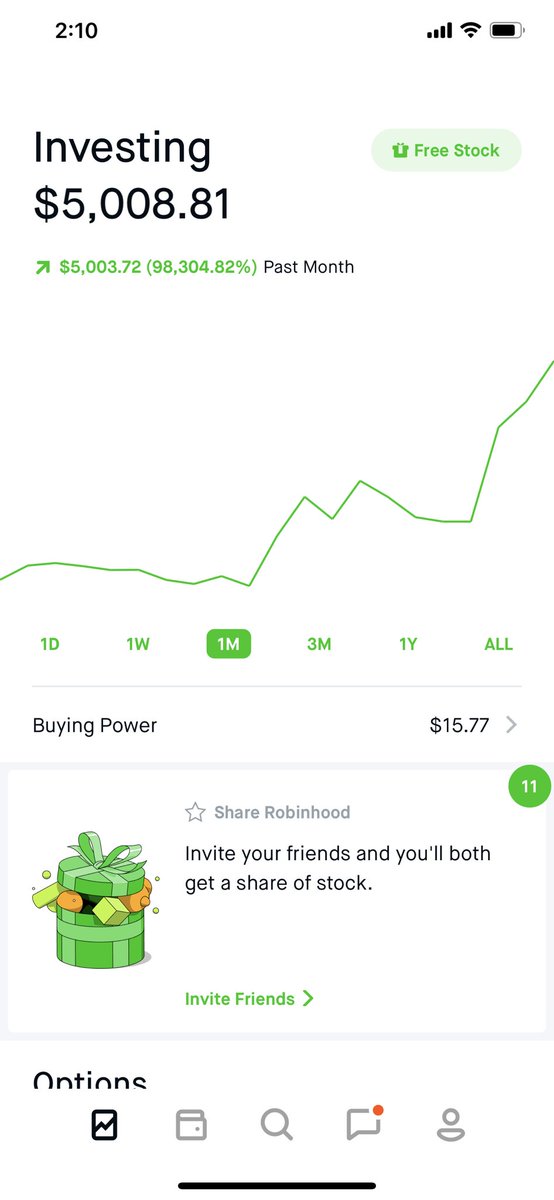 Never_Wrinkled's tweet image. I broke 5k in the stock market. super grateful because i dug my way out of a hole and now Im here. I had a bank problem and it screwed my robinhood account and put me in the negatives. @CJ_Johnson17th 🤝I’ve only seen more progress since rewatching your stock market gems course.