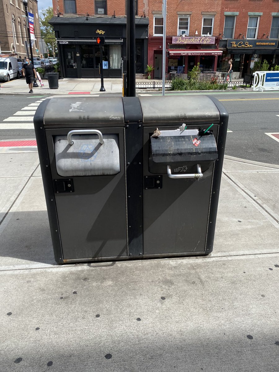  @MichaelRussoNJ  @jenforhoboken  @HobokenEmily  @jenforhoboken  @RaviBhalla  @CityofHoboken .. same day, same street opposite corner