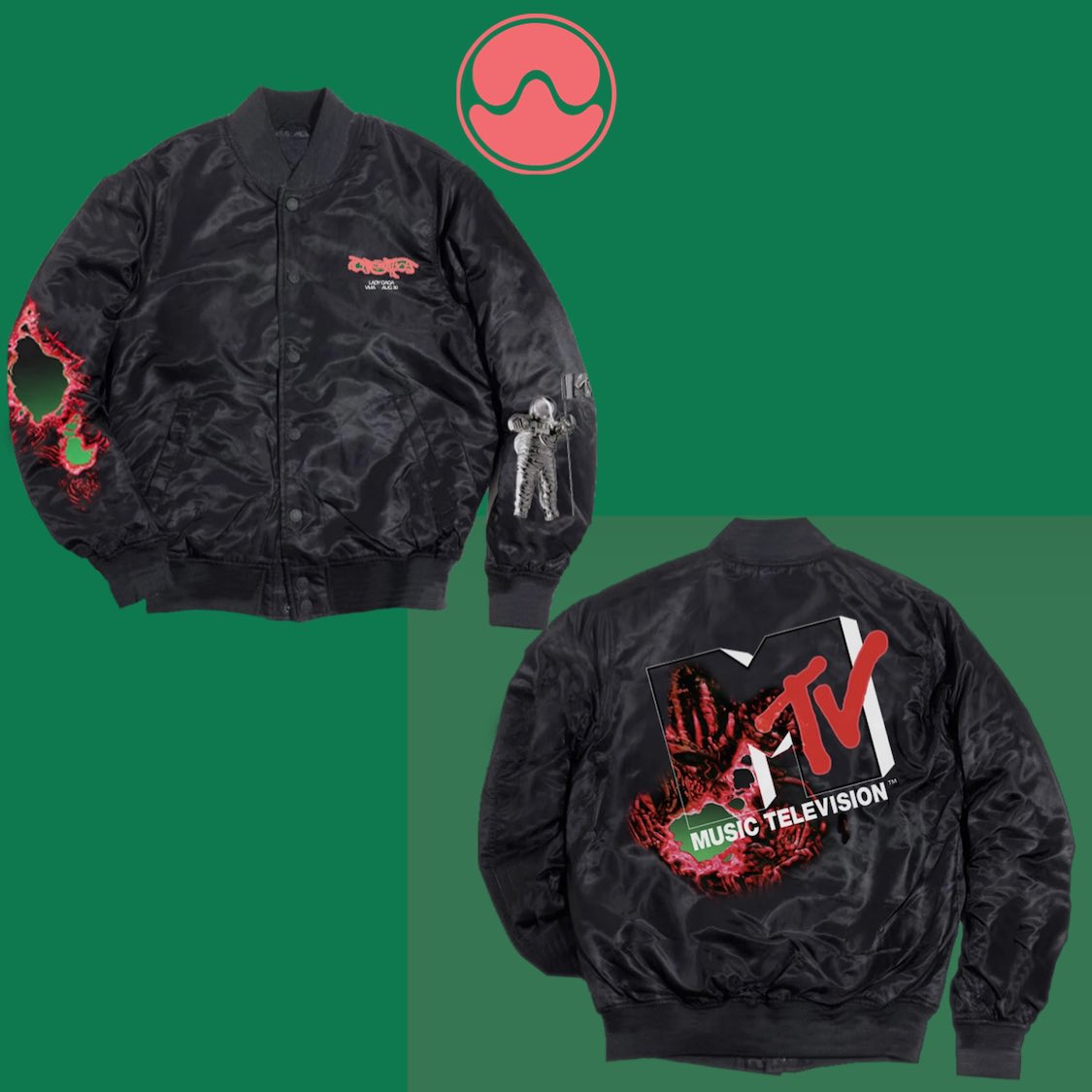 lady gaga bomber jacket