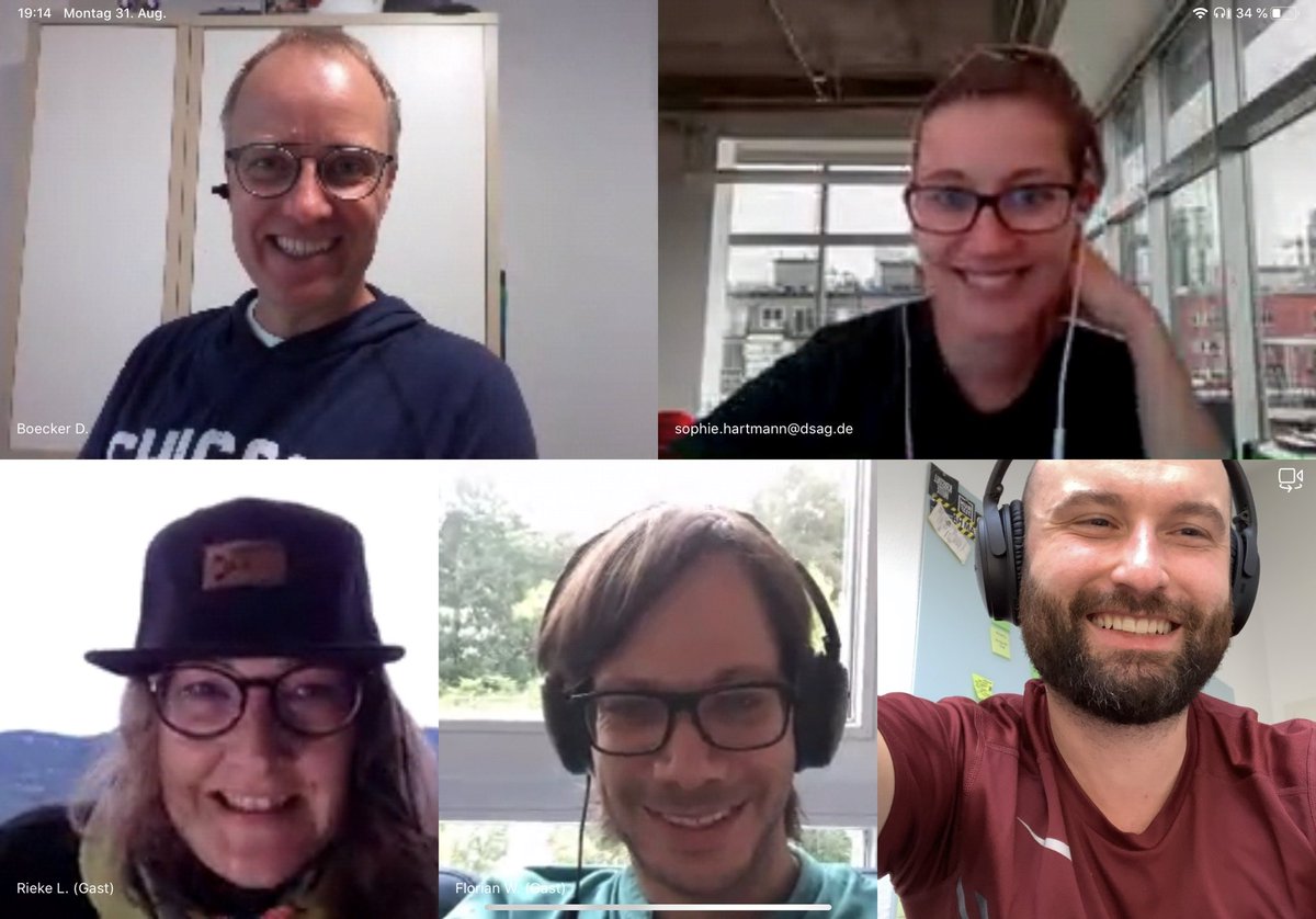 lukizzl's tweet image. We just finished our #WorkingOutLoud Circle! Hello @johnstepper 😉 #WOL
Another great journey comes to an end and it opened doors to countless possibilities 🌱
Thank you @RiekeLie @boecker_dennis @SoieHartmann &amp; Florian for supporting me towards my #LearningMap goal 🎯