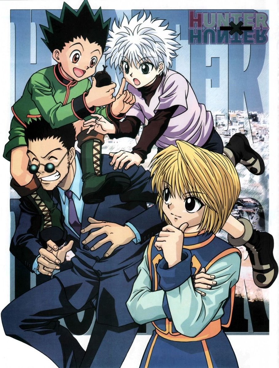 Thread by @krinkira, 1999 hunter x hunter official dvd cover art i’ve