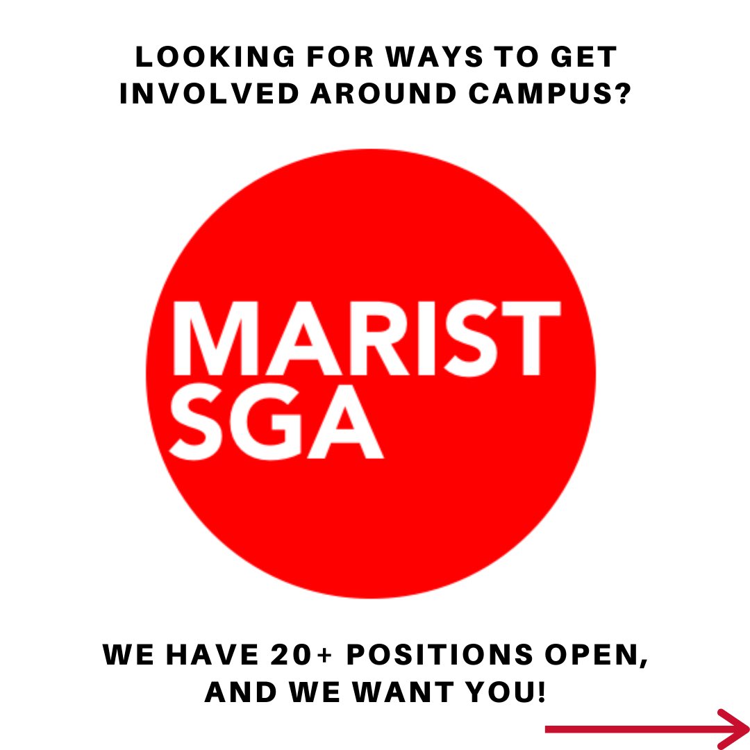 MaristSGA's tweet photo. So many ways to get involved! Apply today —> https://t.co/IP94qkvkFk https://t.co/L31sK2op8H