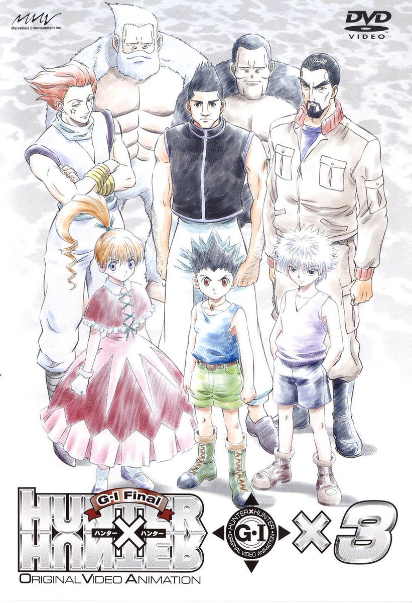 karma on X: 1999 hunter x hunter official dvd cover art i've collected ; a  very much needed thread !! ✨  / X