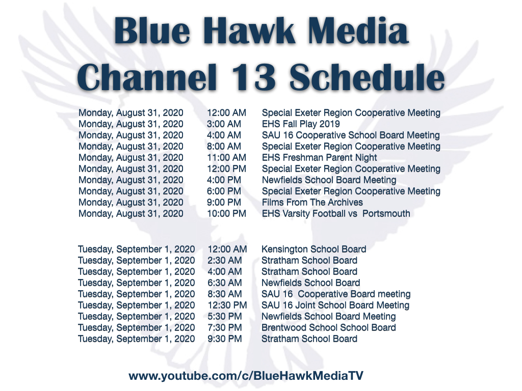 _hawk0's tweet photo. Are you #caughtup with all the #schoolboardmeetings? Stay completely #uptodate and #Checkout our #interactive #schedule at https://t.co/4j9QEuwRQE and #dontforget the #ExeterRegionCooperativeSchoolBoardMeeting https://t.co/zyQ5Z3siO8
