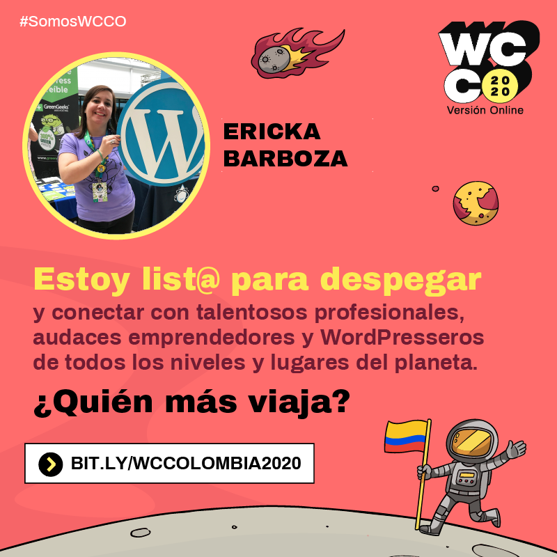 ¡Bello regalo de <a href="/WCColombia/">WordCampColombia</a> para mostrar nuestro badge al camp virtual, muy lindo les quedó! ¡Muchas gracias! 🤩 #SomosWCCO #WordPress #WordCamp