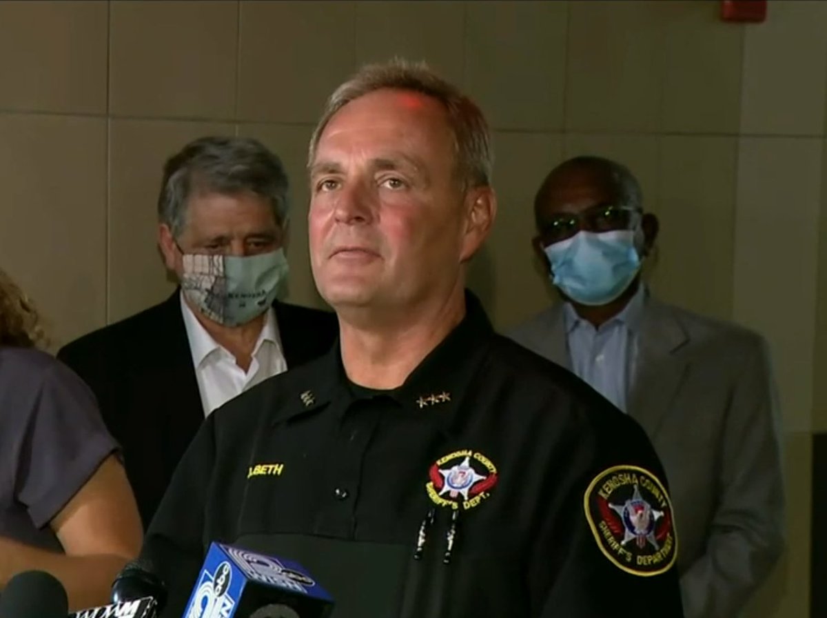 Kenosha Sheriff David Beck, pressed on odd claims about not watching the Jacob Blake shooting video, asked why he decided to finally watch the video this weekend."Because a young lady asked me if I've seen it, and I watched it."Why the delay?"I'm not an investigator."