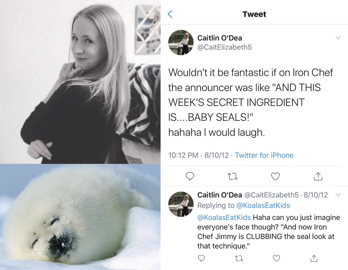 Kelly Loeffler’s press secretary, Caitlin O’Dea, once tweeted clubbing baby seals on a TV cooking show would be funny.