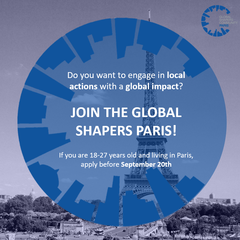 Les Global Shapers Paris recrutent ! Vous avez - de 27 ans, vous souhaitez rejoindre un groupe de jeunes dynamiques, motivés et désireux de changer le monde, alors postulez avant le 20 septembre 👉
weforum.eu.qualtrics.com/jfe/form/SV_6F…… #recrutement #recruitment #newshapers #itsthattimeagain
