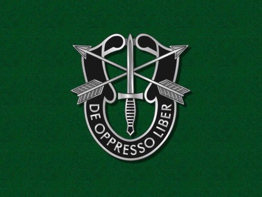 4 - UNITED STATES GREEN BERETS. "De Oppresso Liber".