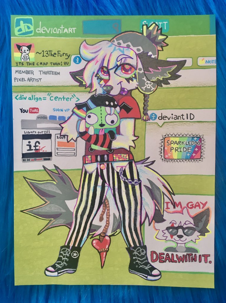 I’ll start! I’m Danny, I’m a fulltime multimedia artist! I love rainbow decora and nostalgia!!  https://danneroni.carrd.co/ 