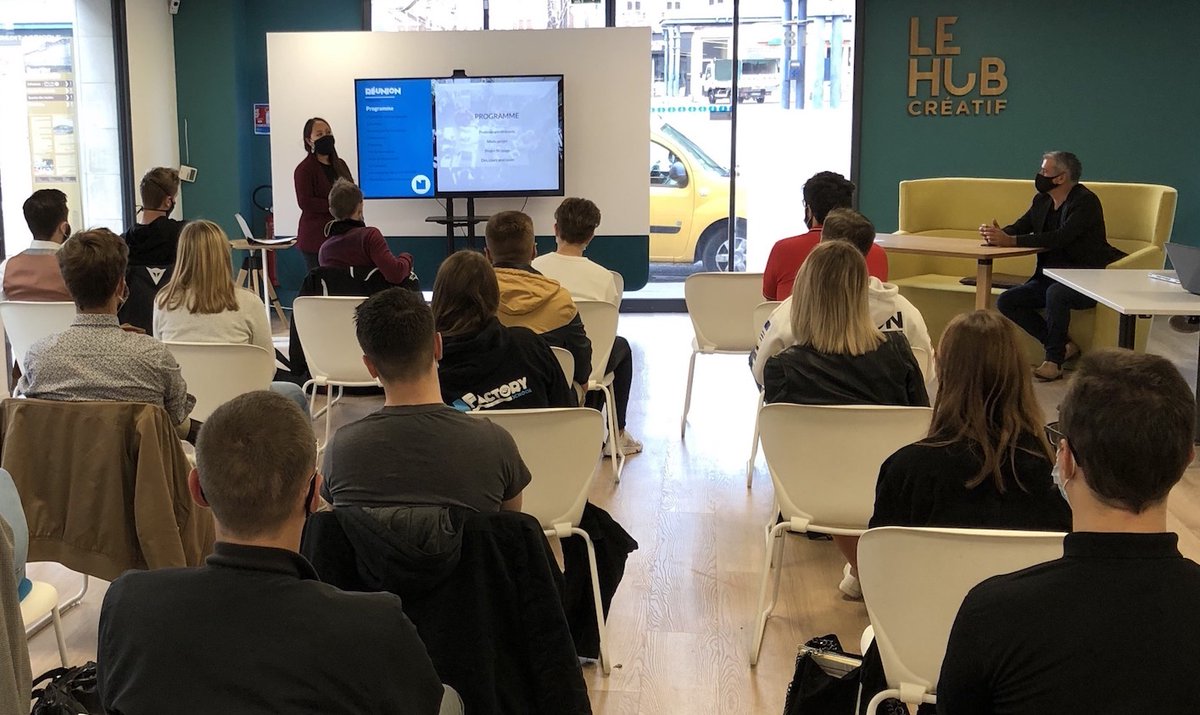 🤩 Heureux de retrouver physiquement nos étudiants après plus de 4 mois ! @ISCOMRouen <a href="/NormandyFactory/">NFactory School 🚀</a>