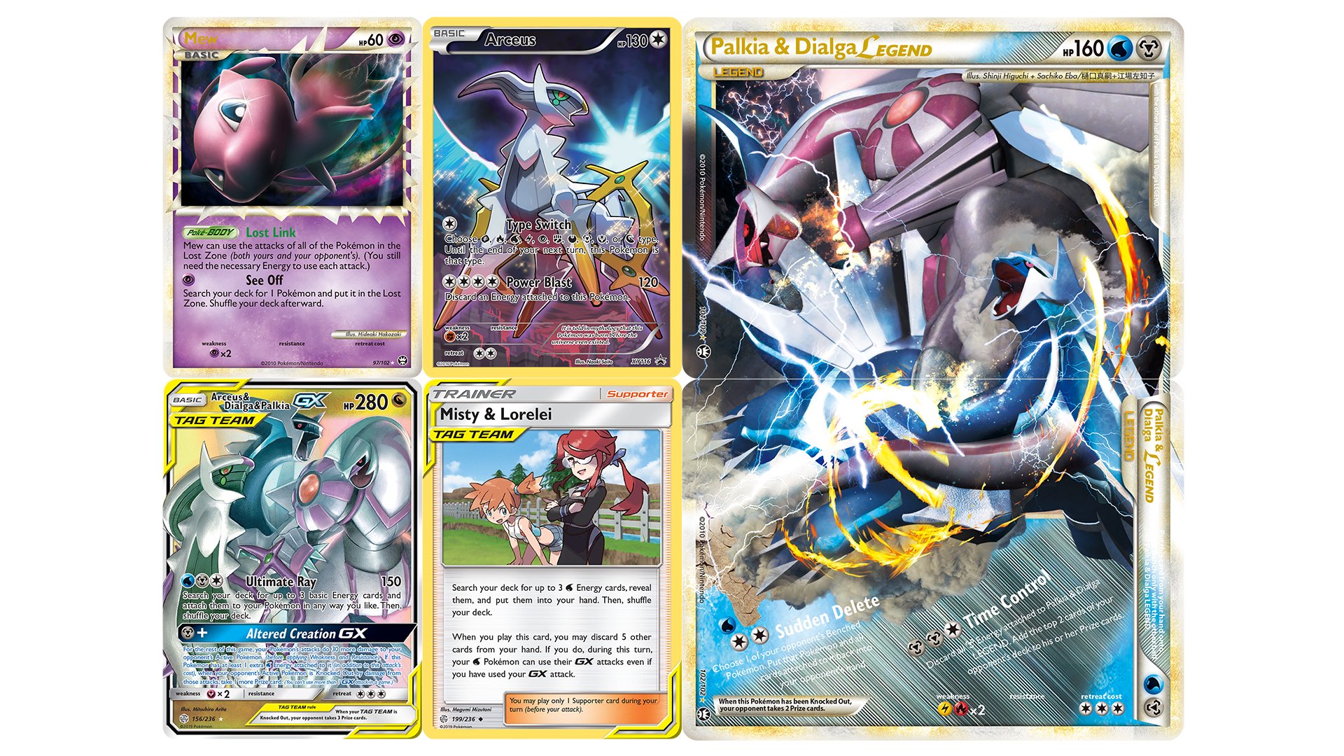 Pokemon Giratina palkia and dialga gx