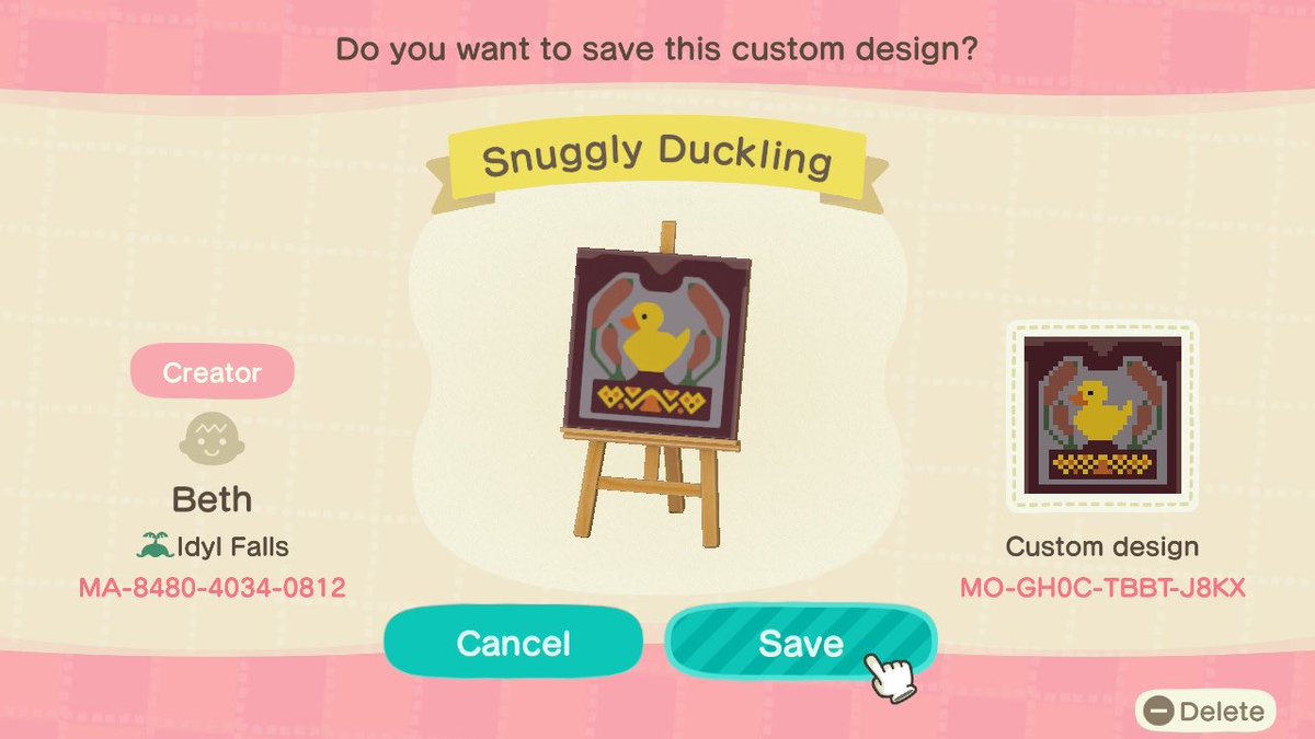 And a snuggly duckling sign by  @xBethT as well! 