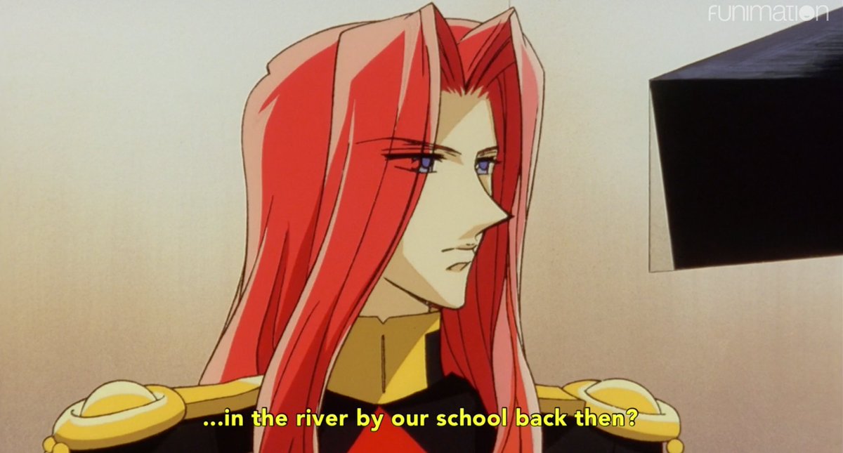 Utena: Wait a minute. Why am I talking to you? You drowned 7 years ago.Touga: HMM WELL I DON'T KNOW. I GUESS IT'S POSSIBLE